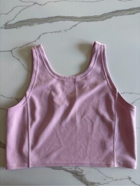 lululemon athletica Ribbed Scoop Crop Tank - Light Pink